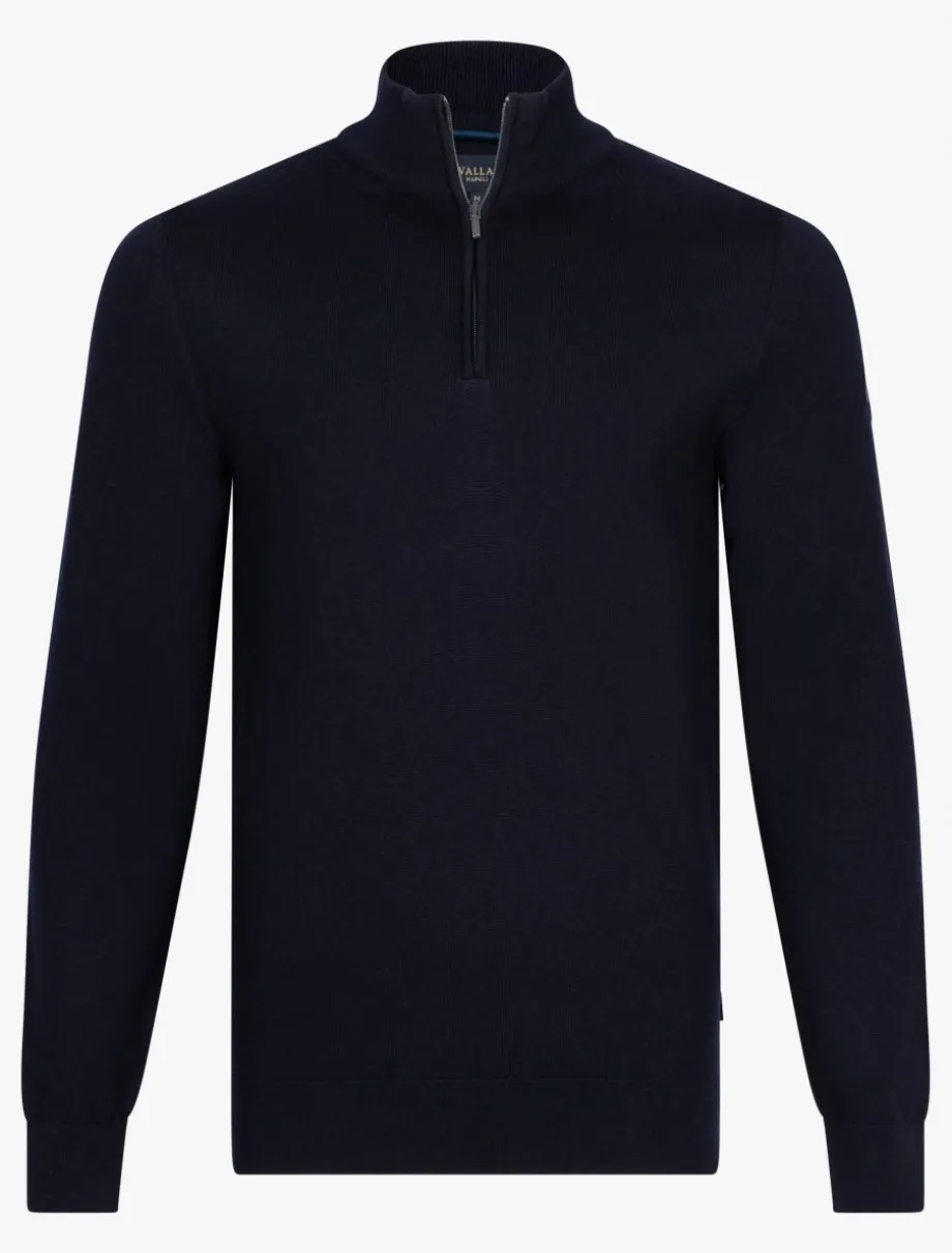 Merino Half Zip Trui