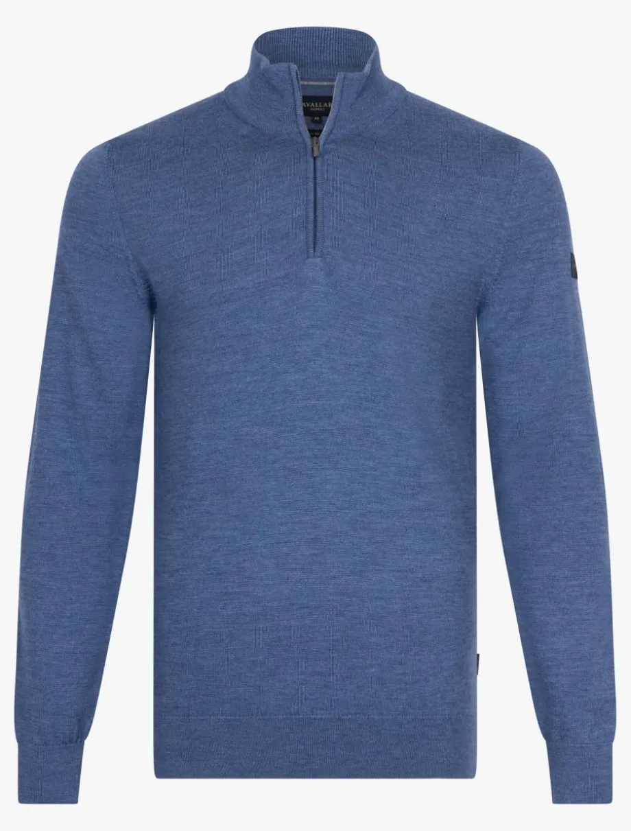 Merino Half Zip Trui