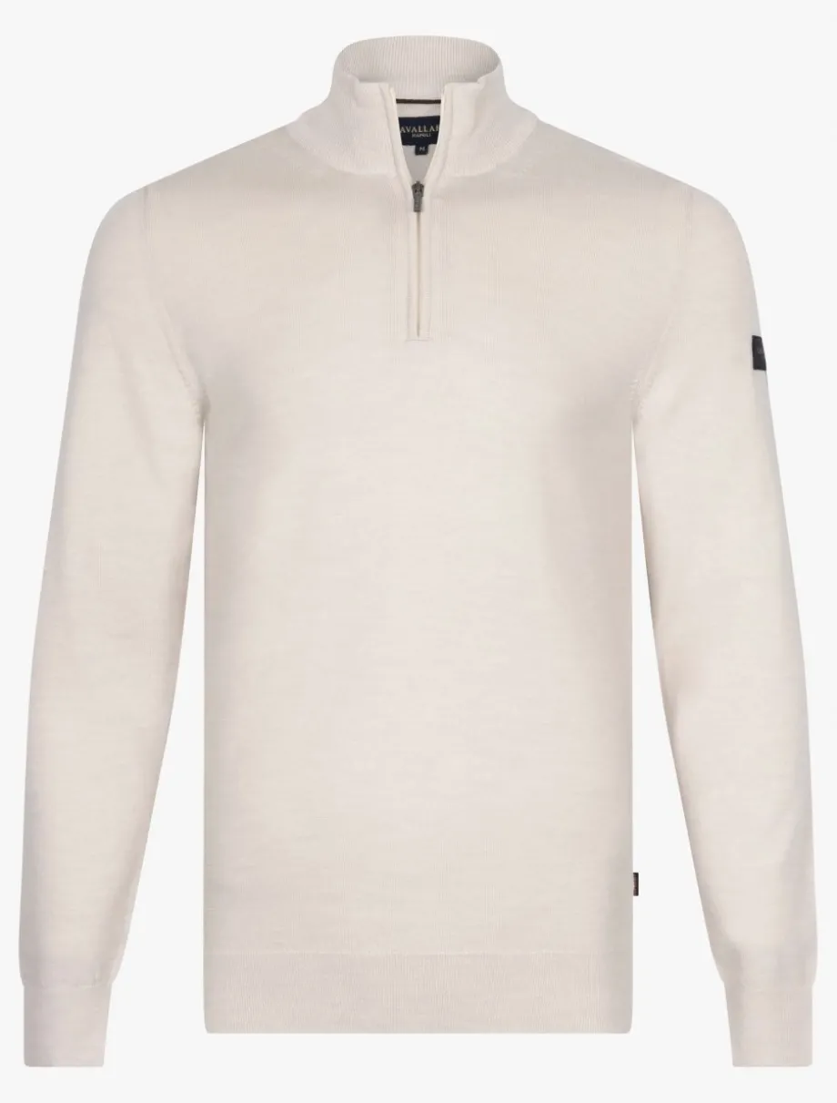 Merino Half Zip Trui
