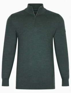 Merino Half Zip Trui